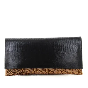 Bolso cartera Negro/jiraf