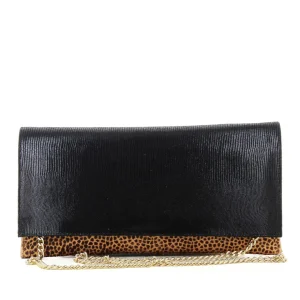 Bolso cartera Negro/jiraf