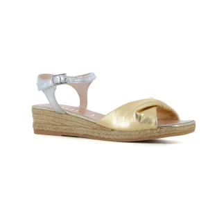 Sandalia Oro/plata