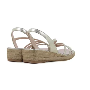 Sandalia Oro/plata
